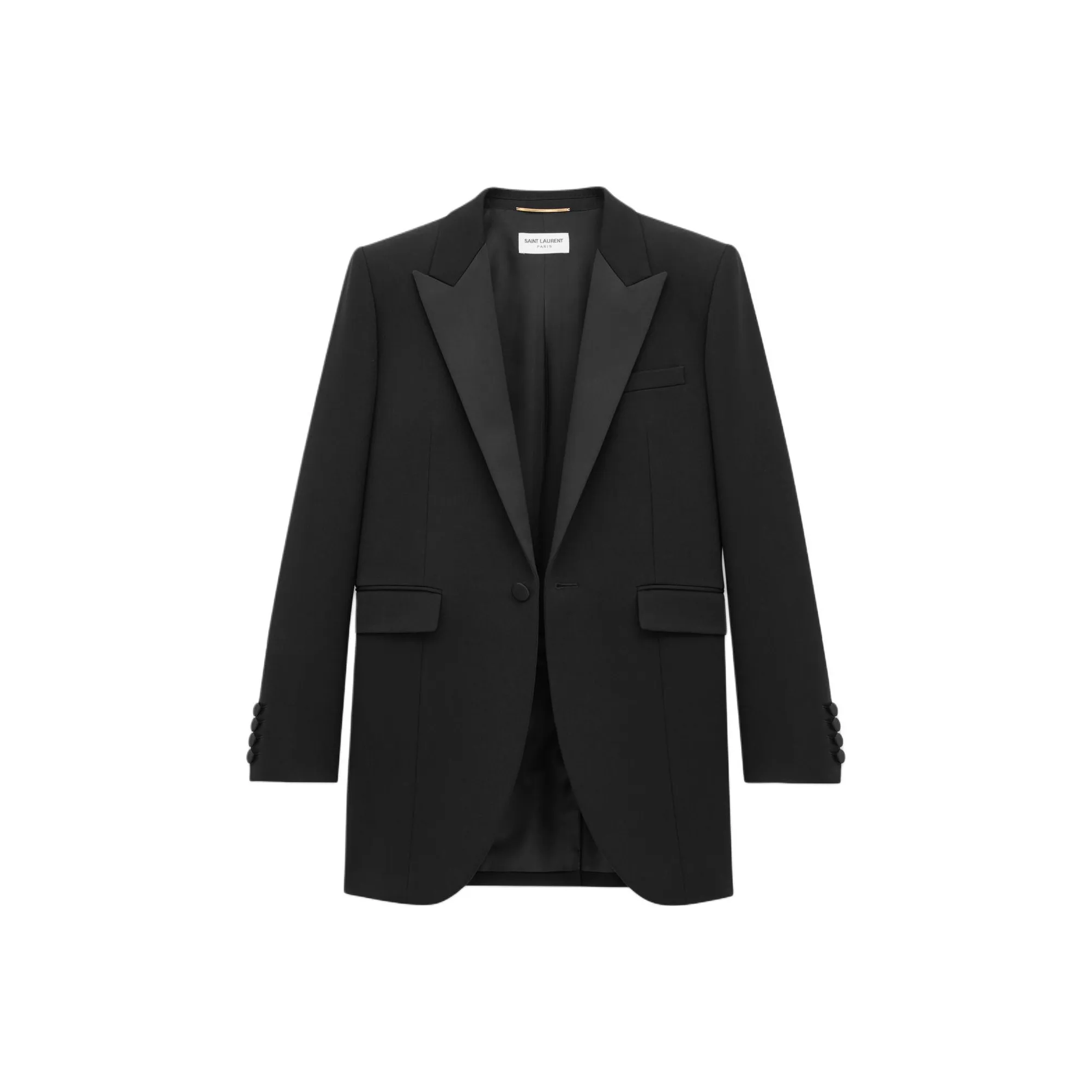 SAINT LAURENT Tuxedo Single Breasted Jacket