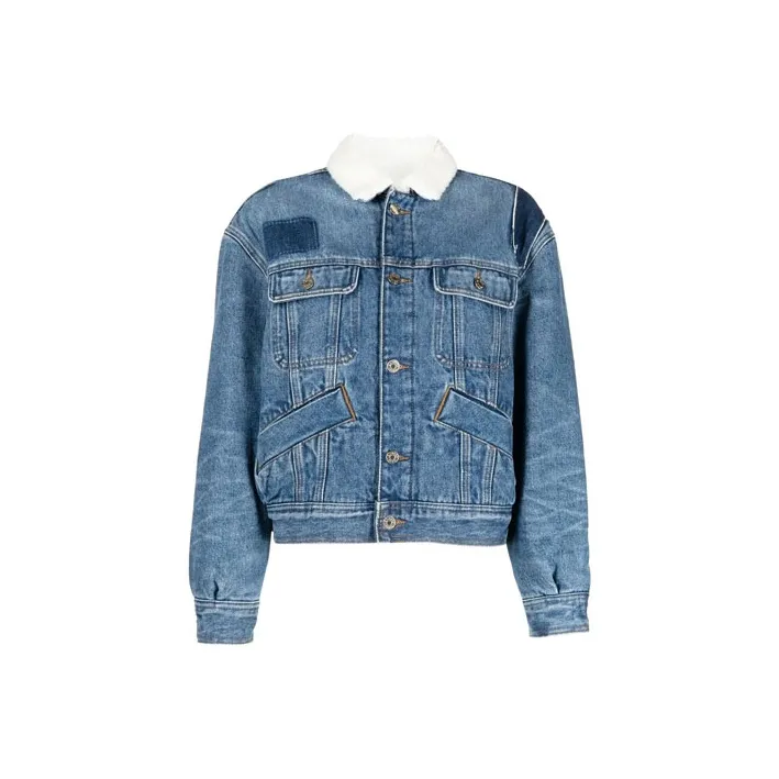 SANDRO Синие Женские Джинсовые Куртки