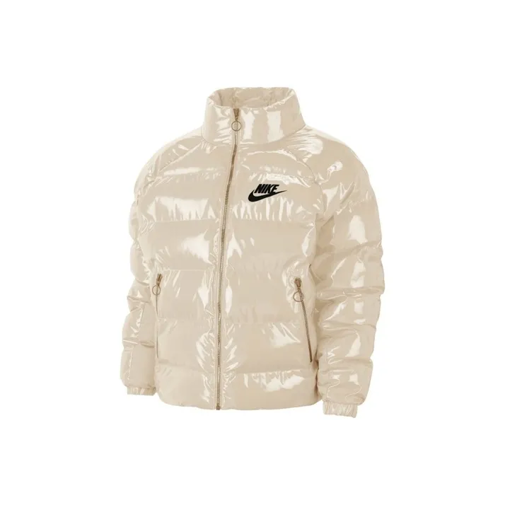 Nike Puffer Jacket Winter Women's Ecru