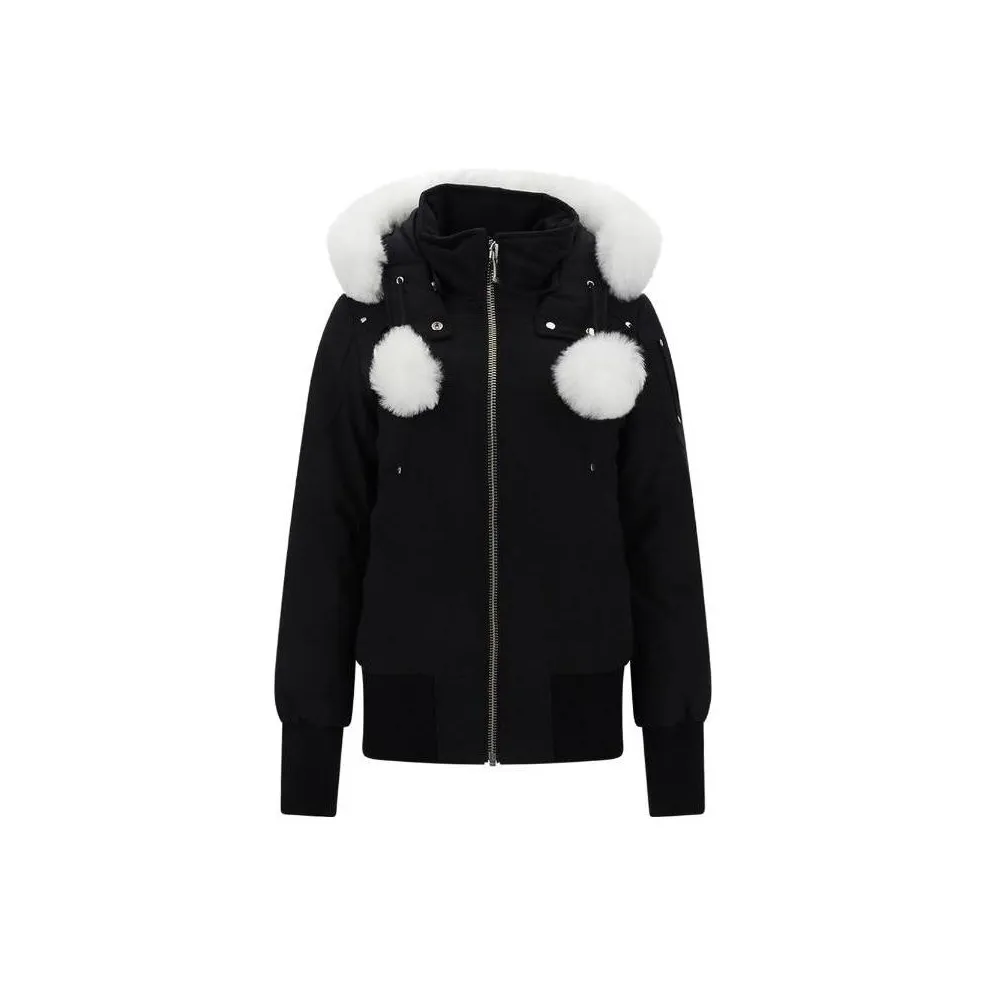 Moose Knuckles Feather Down Hooded Jacket