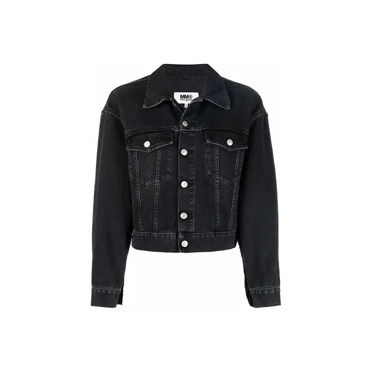 MM6 Maison Margiela Denim Jackets Women's Black