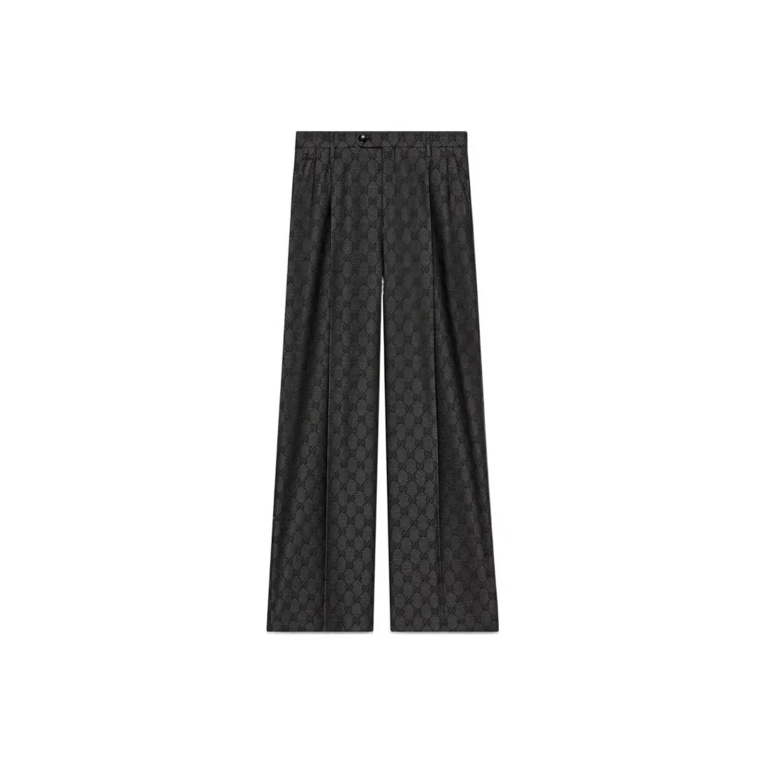 GUCCI Gg Wool Palazzo Trousers