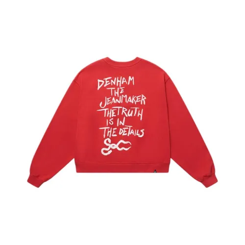 DENHAM Snake Year Spring Collection Красный Женские Свитшоты
