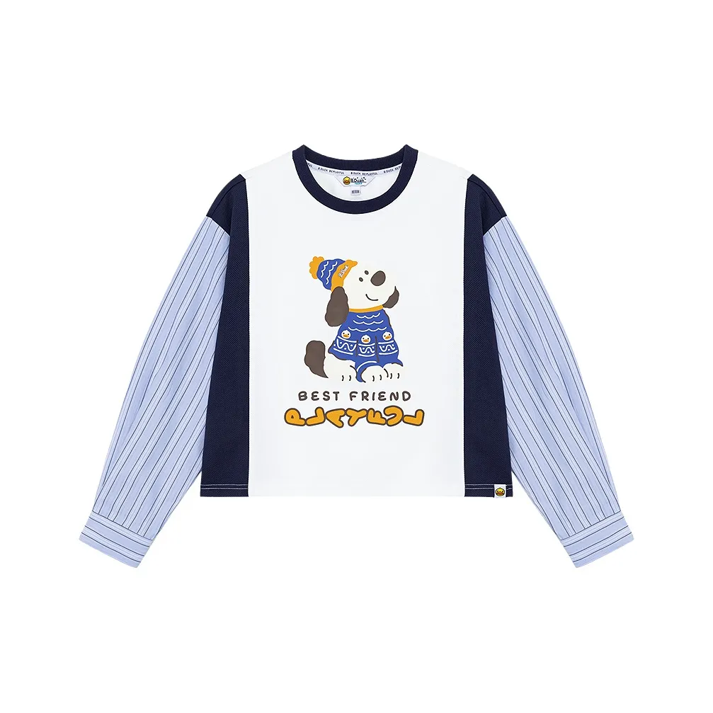 B.Duck Sweatshirt Women's White