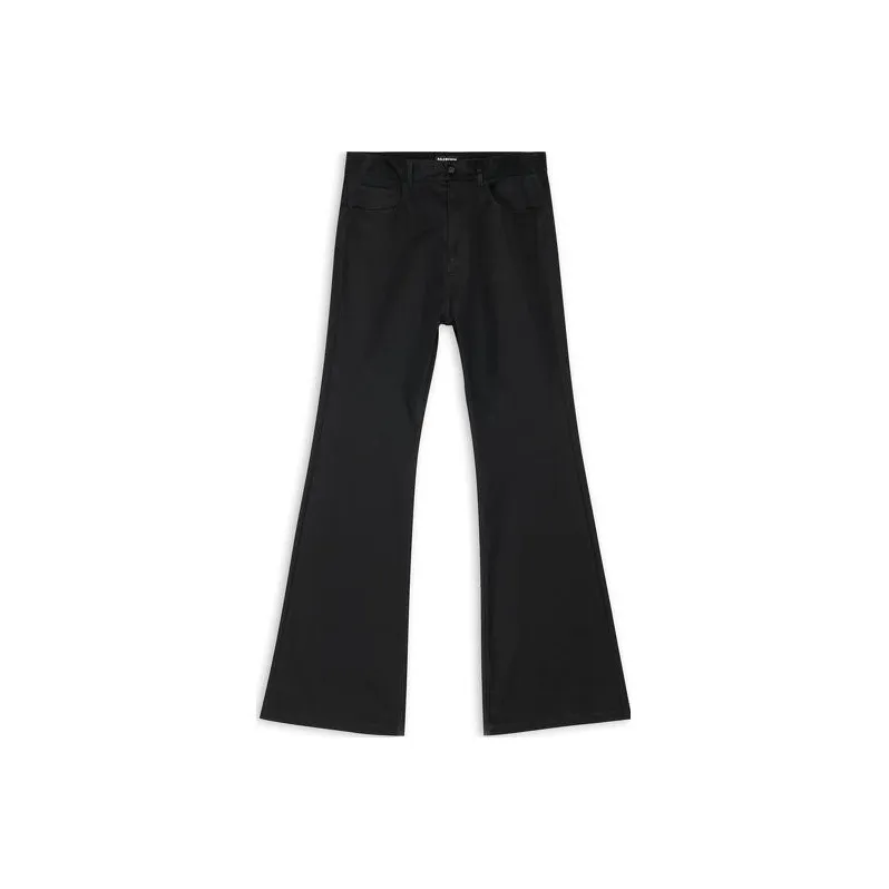 Balenciaga Casual Pants Loose Fit Women's Black