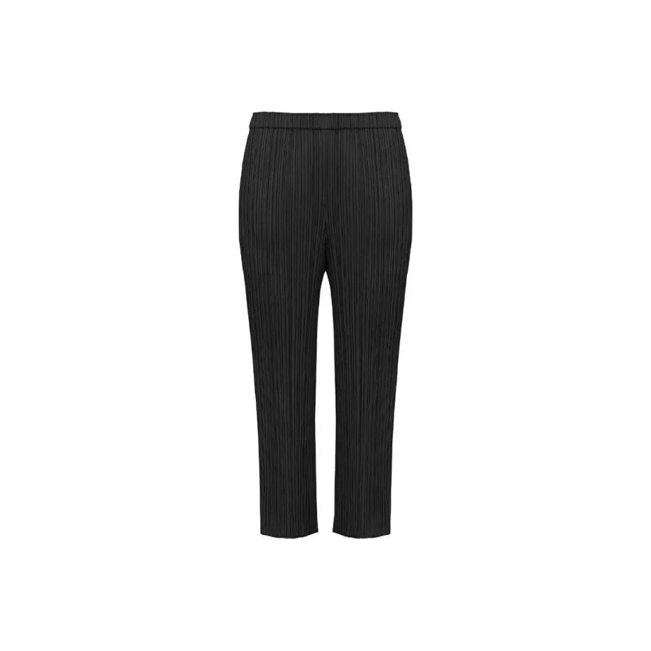PLEATS PLEASE ISSEY MIYAKE Casual Pants Women's Black
