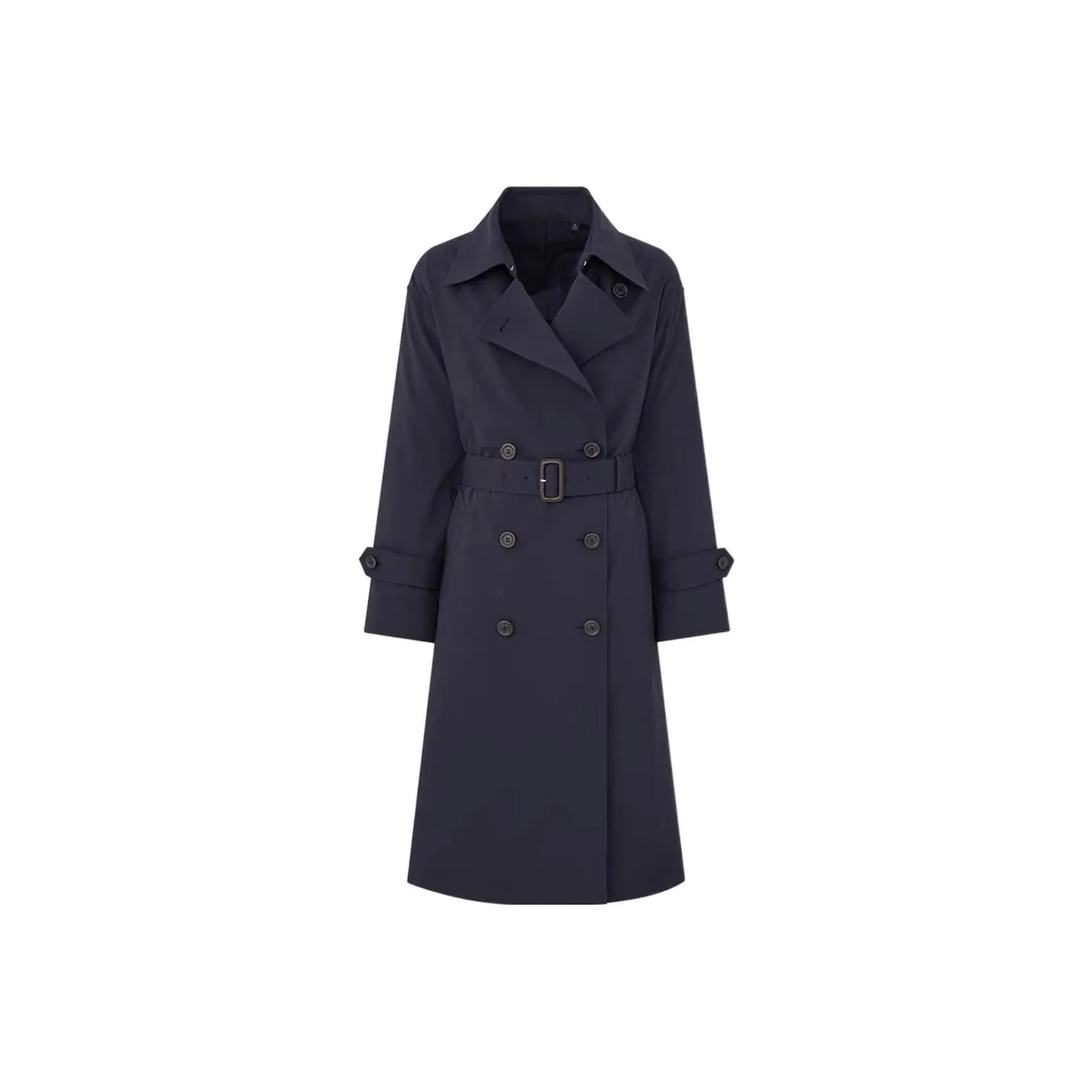 UNIQLO Тренчкот Женский Темно-Синий