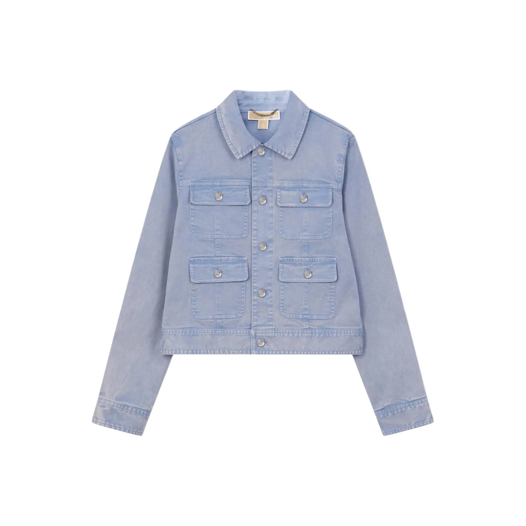 MICHAEL KORS SS24 Denim Jacket Women's Light Blue
