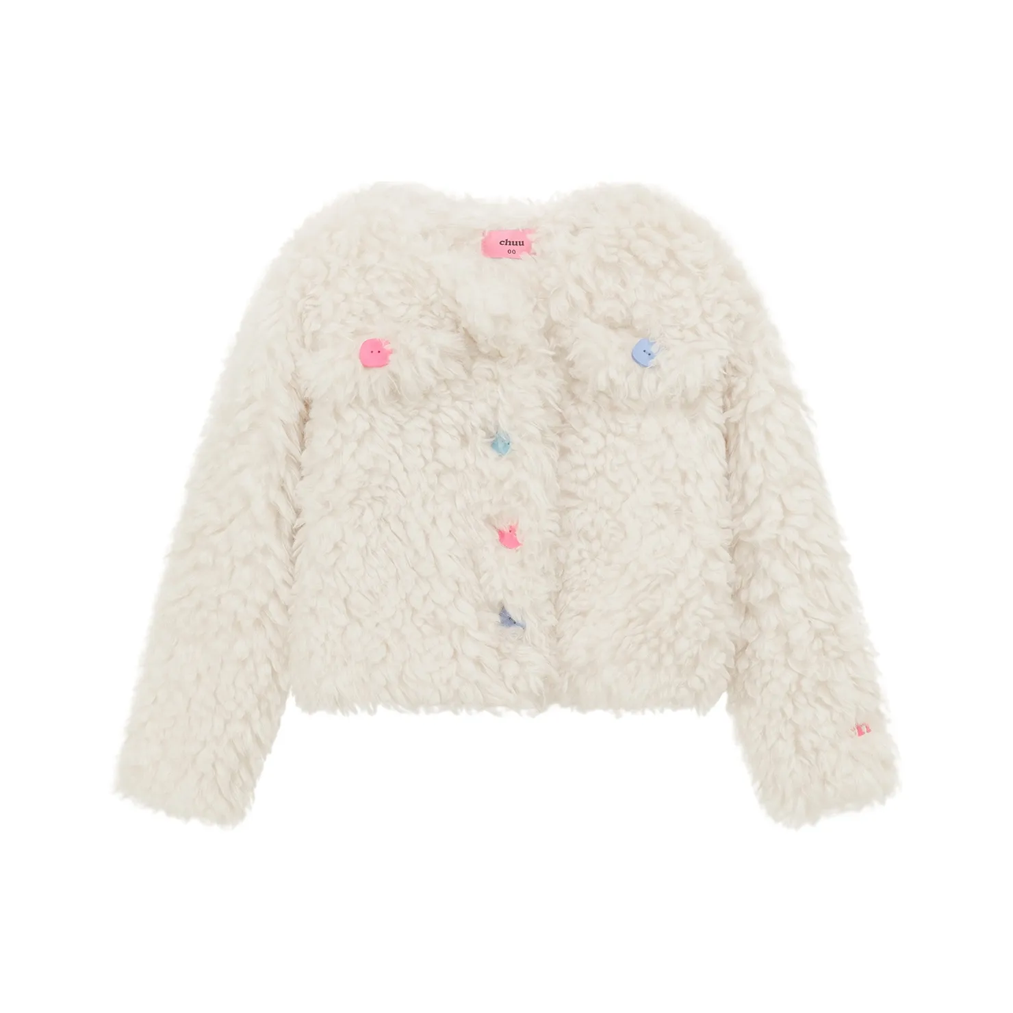 CHUU Белый Женские Меховые изделия