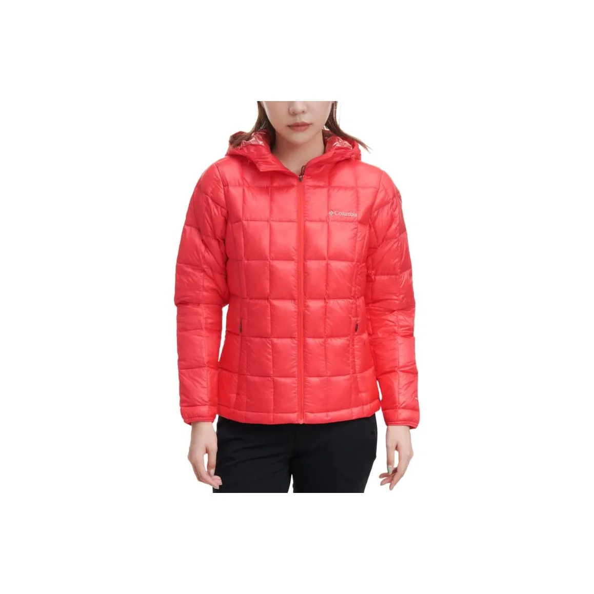 Columbia Пуховик Женский Красный