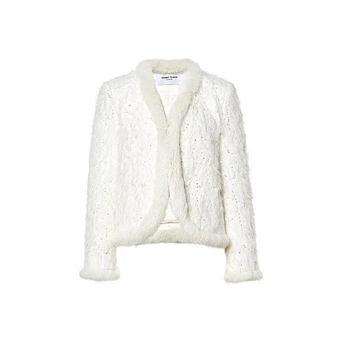 TAMMY TANGS Белый Женские Меховые изделия