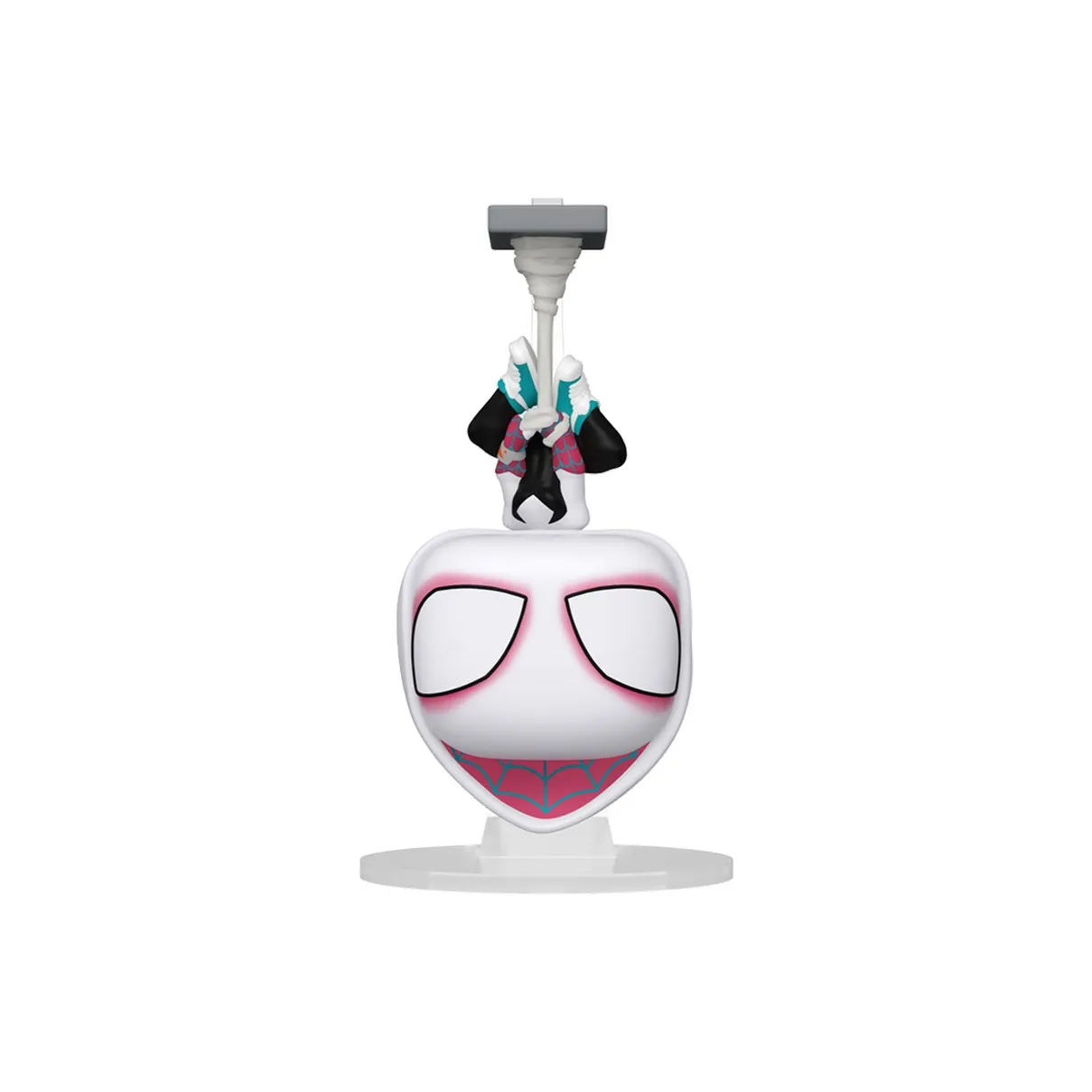 Funko Spider Man  Across The Spider Verse Gwen Stacy Hanging Upside Down Chibi Figures