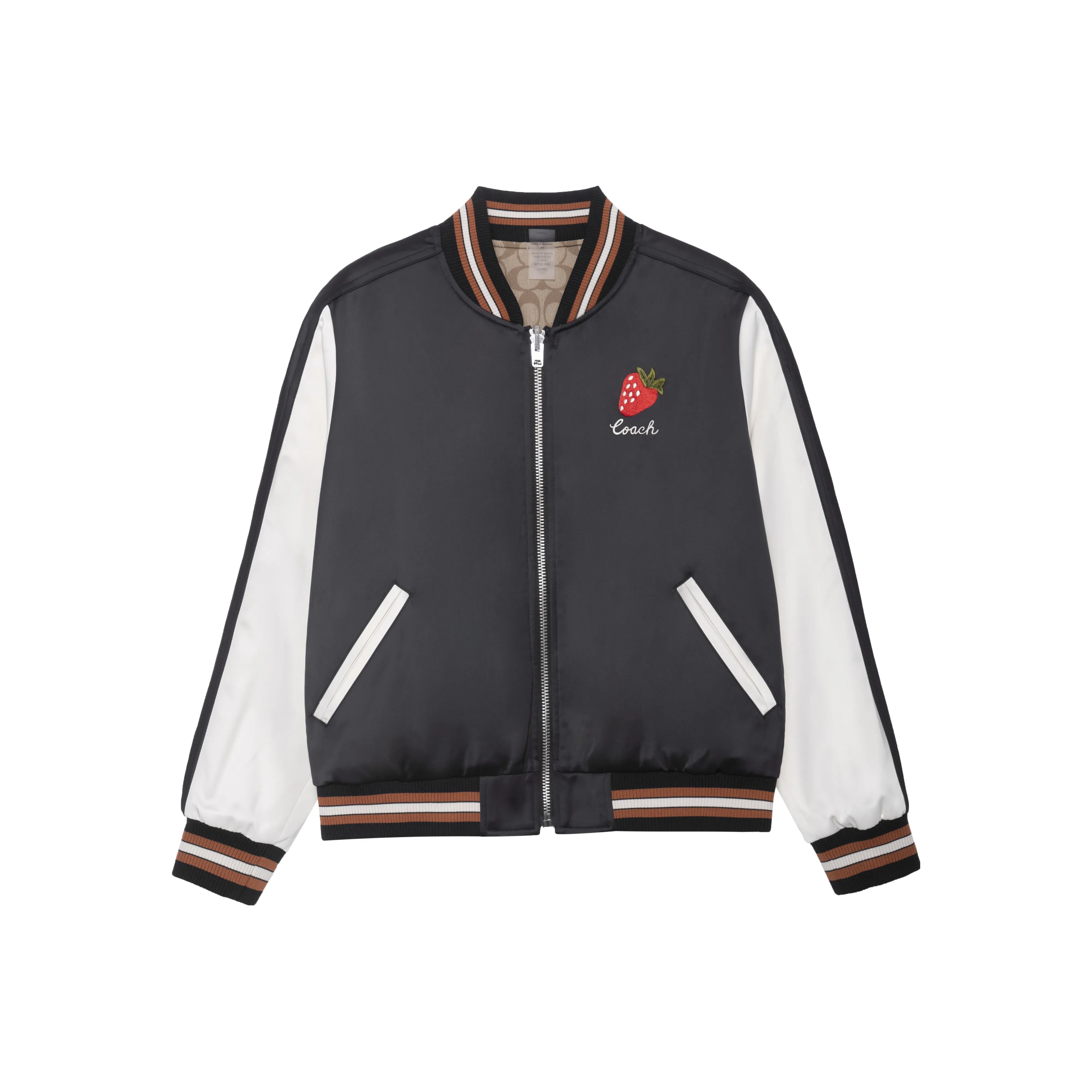 COACH Baseball Jacket Women's Black