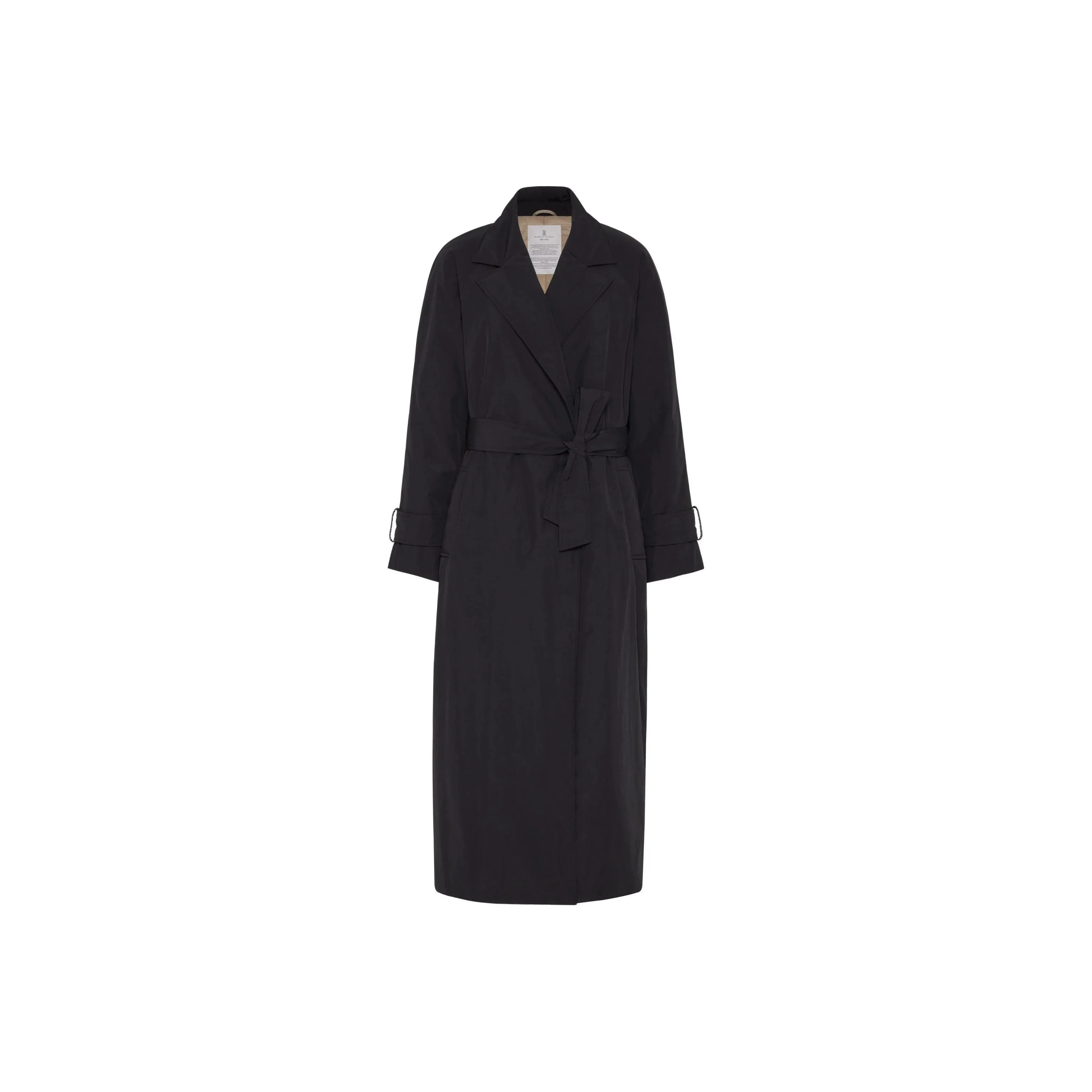 Brunello Cucinelli Long Belted Down Coat