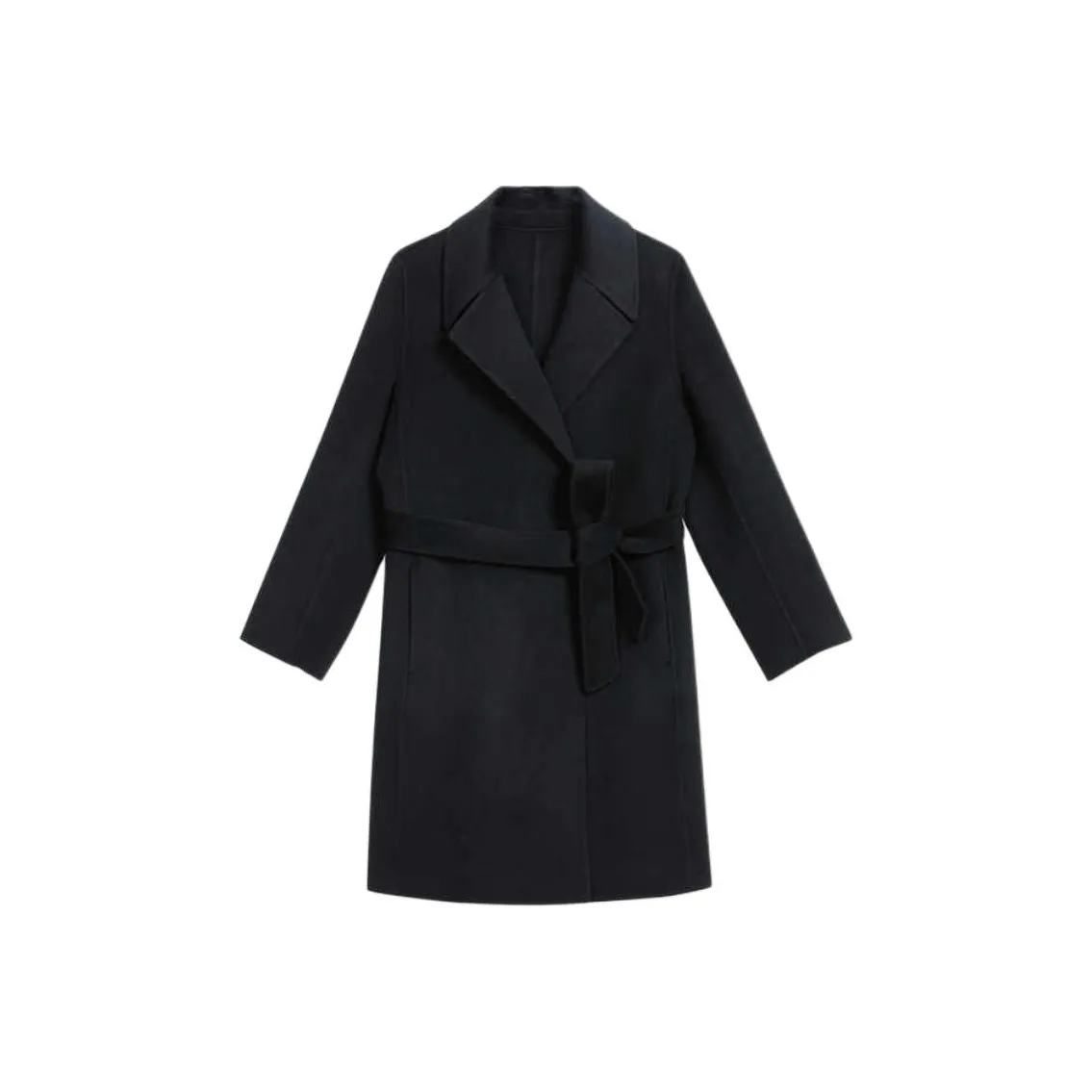 Yiner Черное Женское Пальто