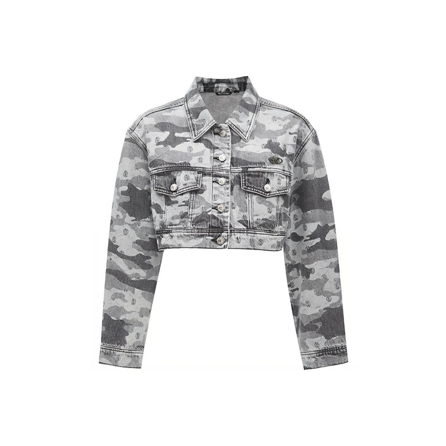 Only J09 Темно-джинсовый серый Темный GREY Деним Женские Джинсовые куртки