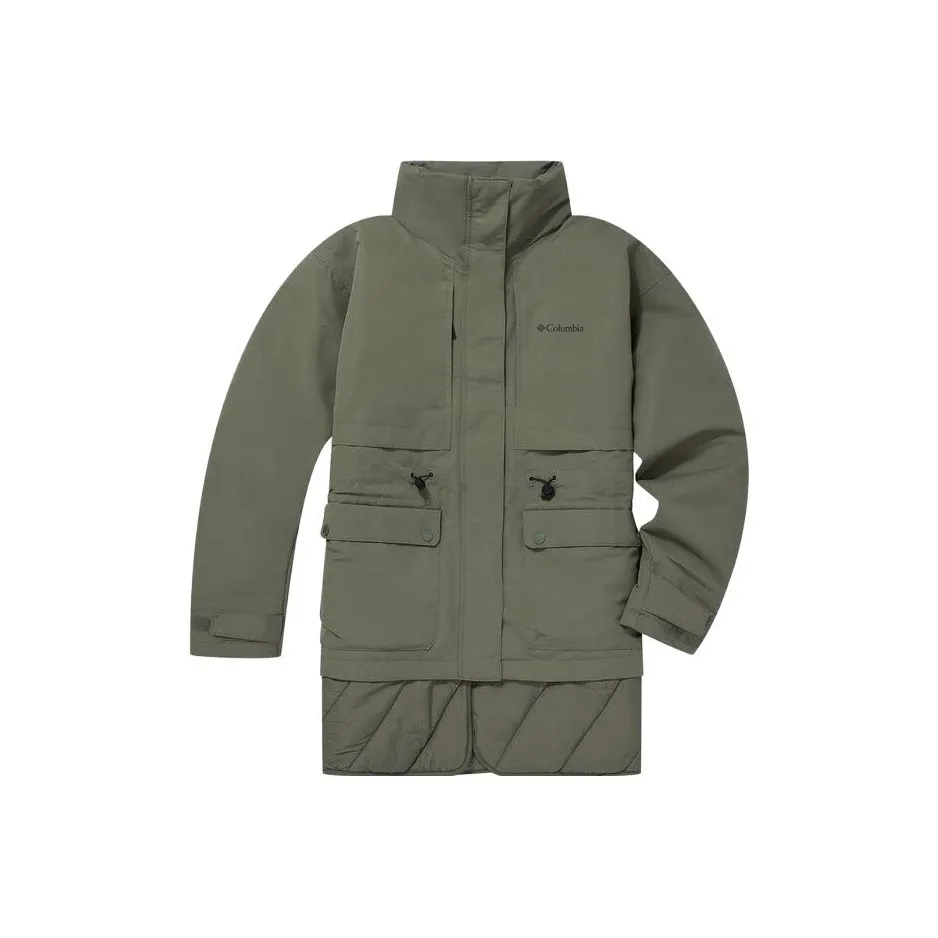 Columbia Puffer Jackets Women's Green