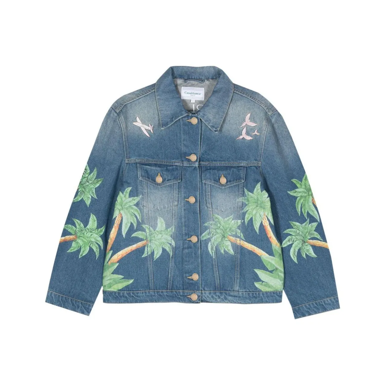 CASABLANCA Tennis Club Denim Jacket
