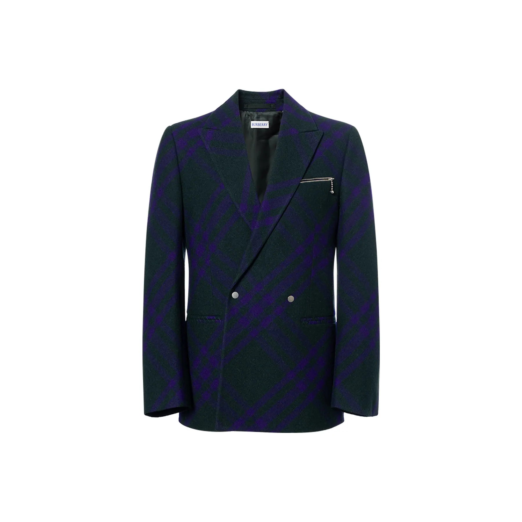 Burberry FW23 Business Suits Coats Women's Dark Purple