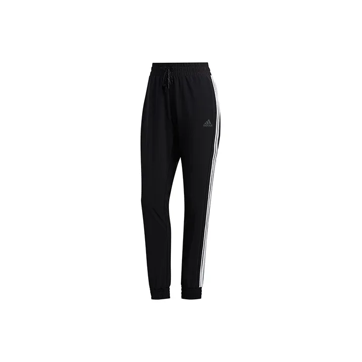 Adidas Knitted Sports Pants Women's Black