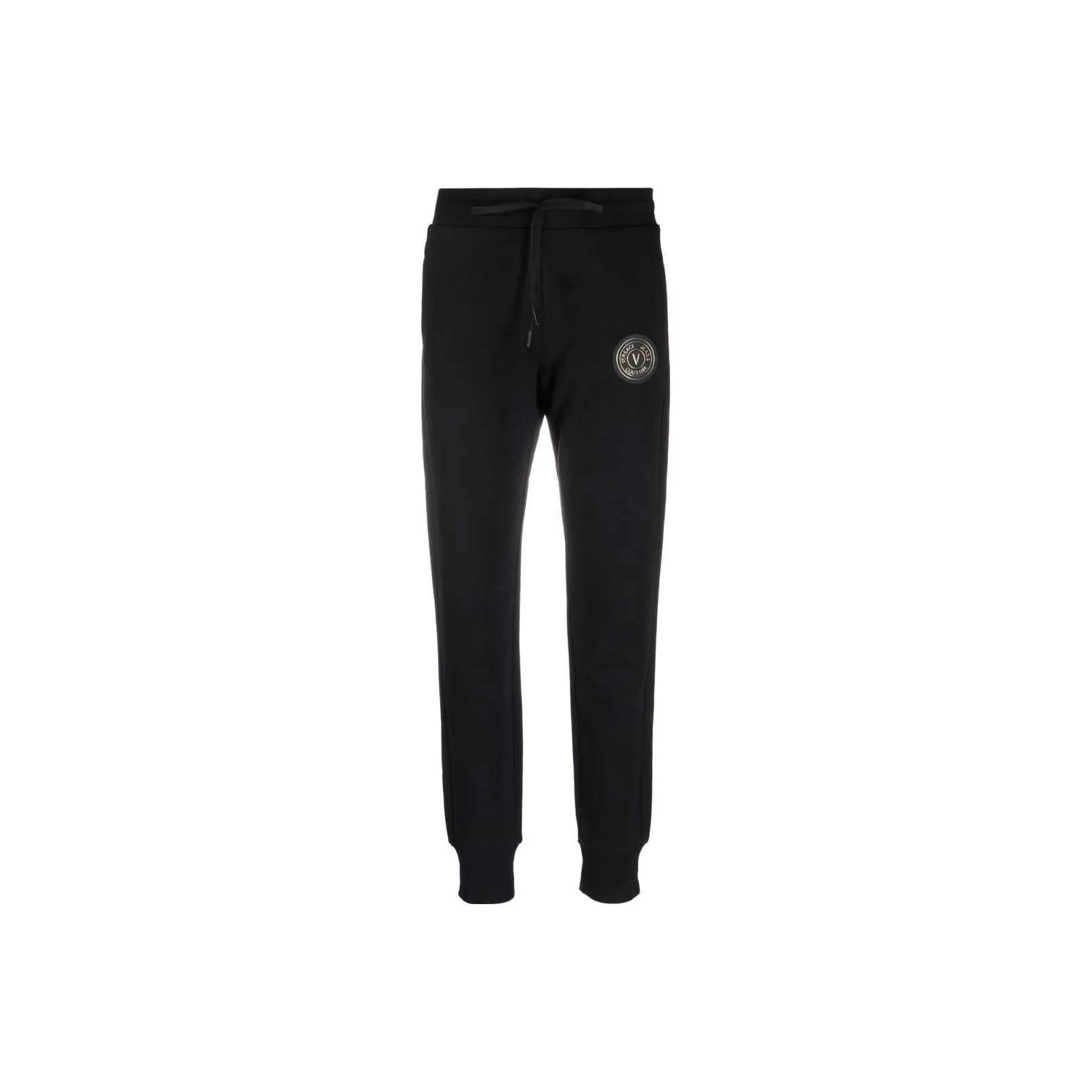 VERSACE JEANS COUTURE SS23 Knitted Sports Pants Women's Black