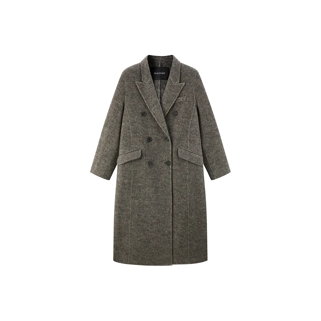 PEACEBIRD Coat Women's Black Gray