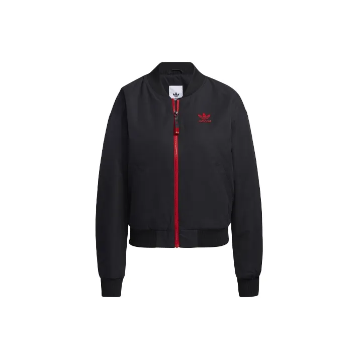 Adidas Originals Хлопковый пуховик Зимний Женский Черный