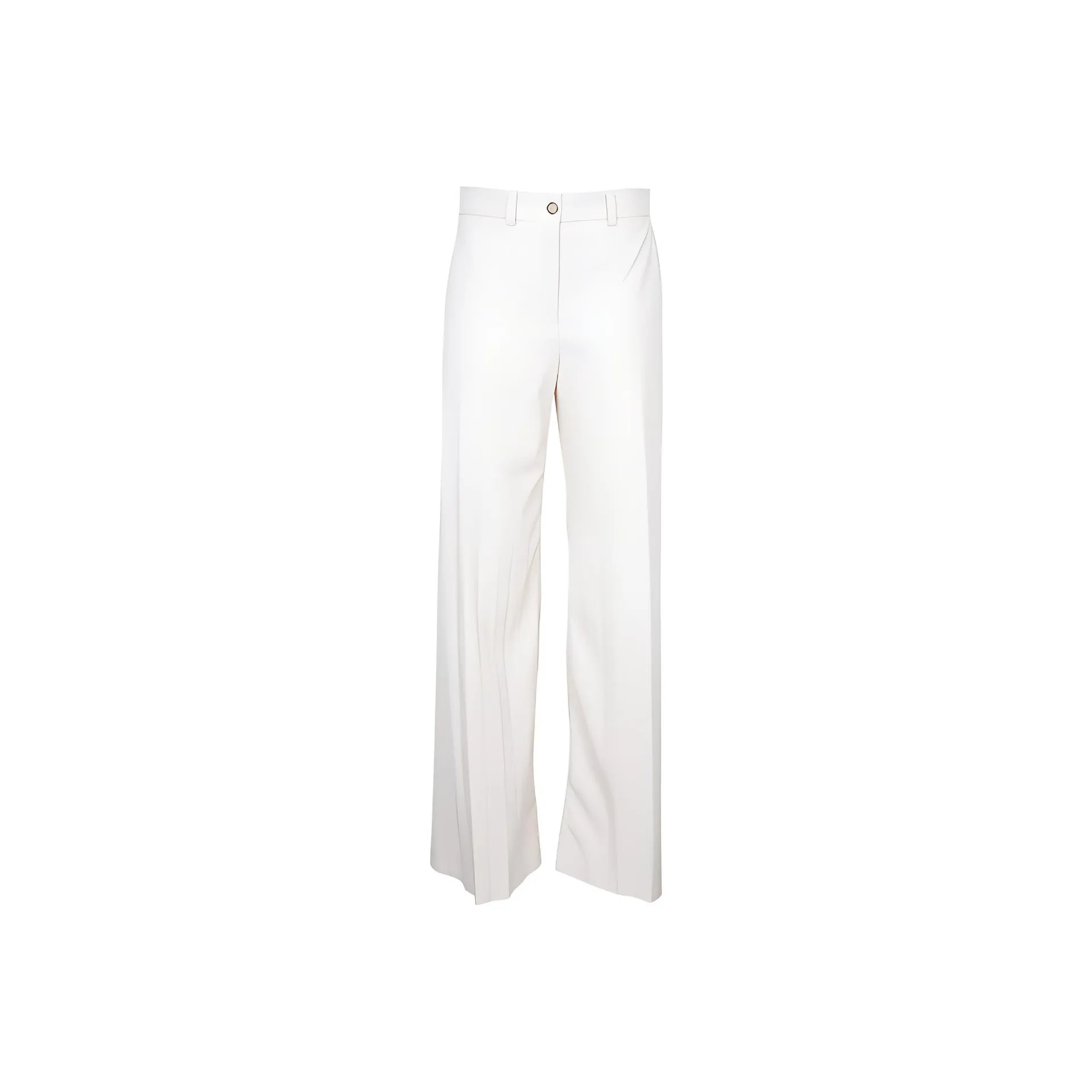 MSGM High Waisted Wide Leg Trousers