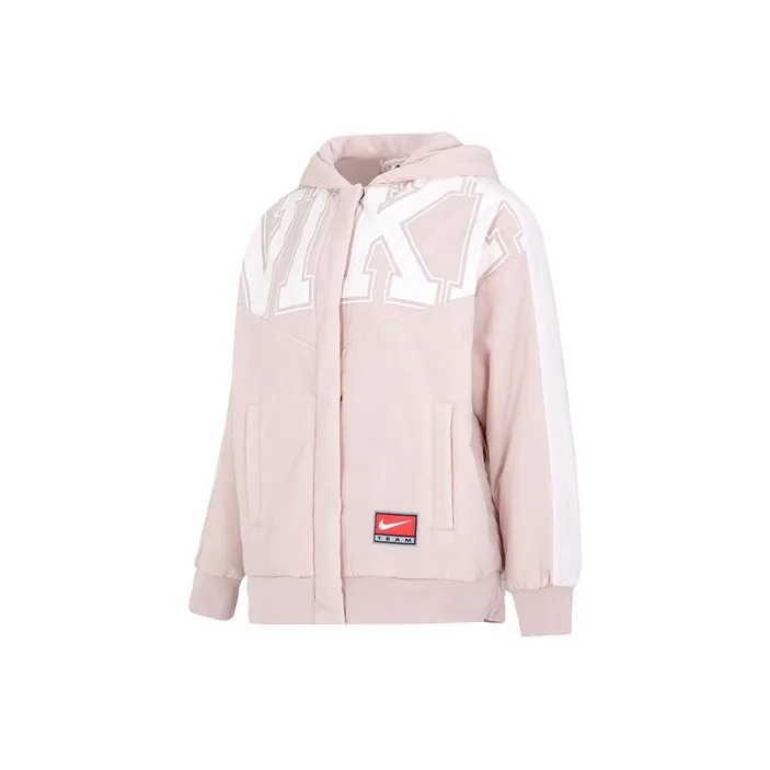 NIKE Розовые Женские Объёмные Куртки (Пуфы)