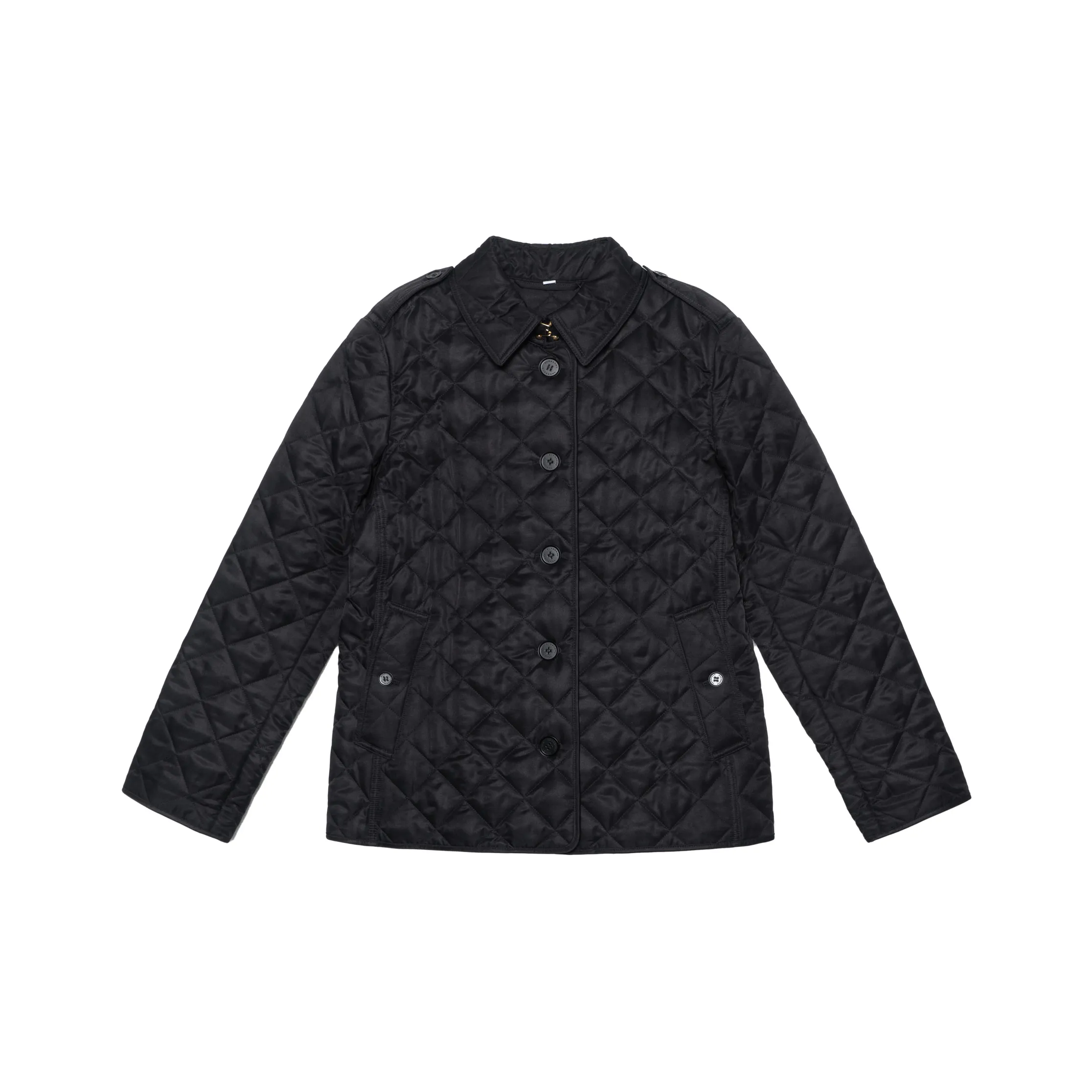 Burberry Women's Diamond Quilted Jacket Black