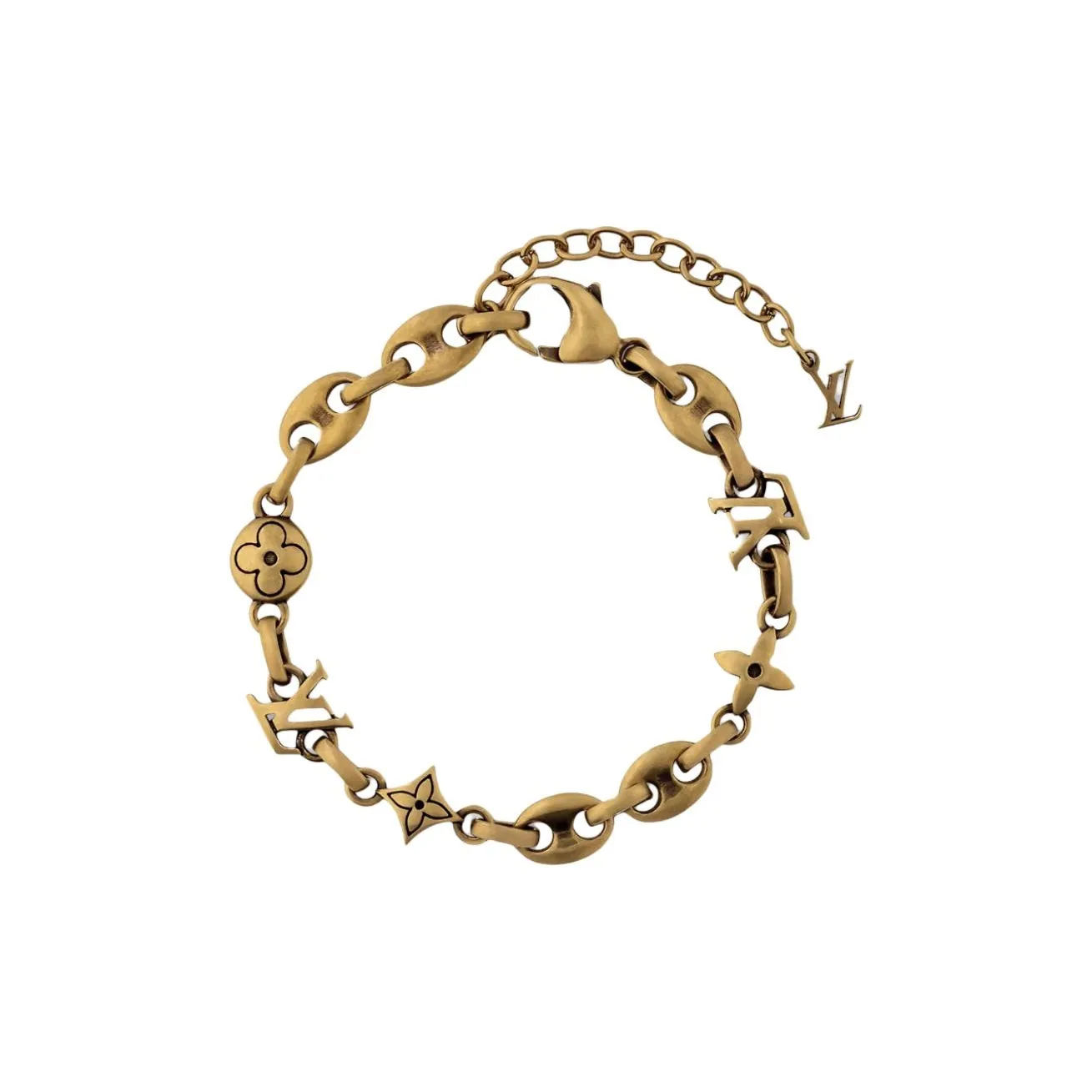 LOUIS VUITTON Metal Bracelets Men's Gold