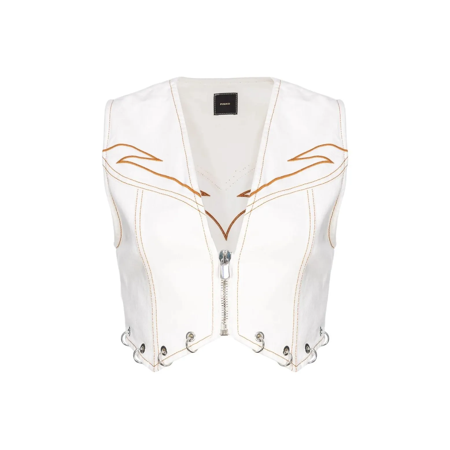 PINKO Белый Женские Жилеты