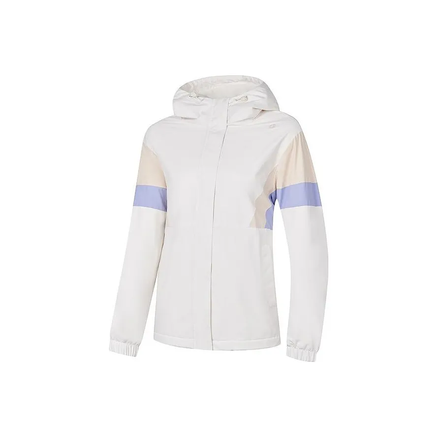 QIAODAN Тренчкот Женские Кремово-белый Пыль