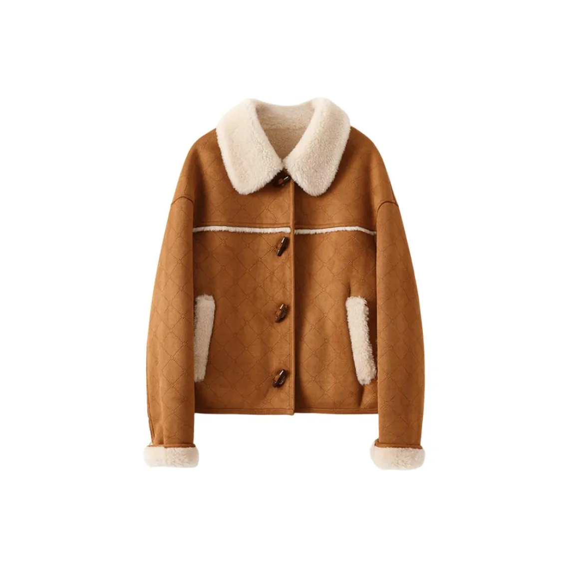 Kele Coco Fur Women's Caramel Brown