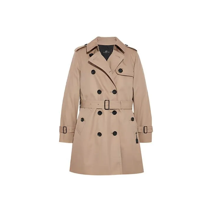 COACH Тренчкот Женский Хаки