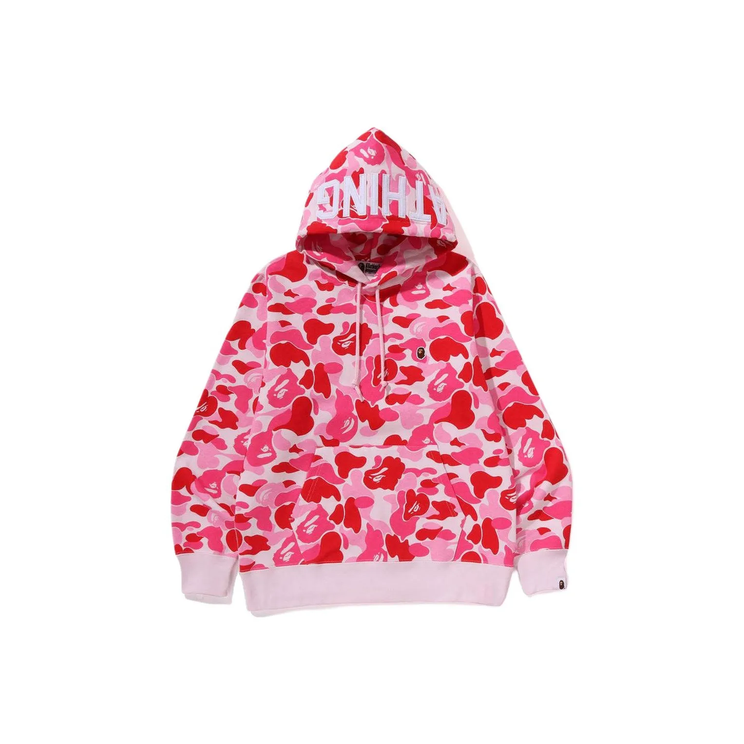 Bape Women's Abc Camo One Point Pullover Hoodie Blue