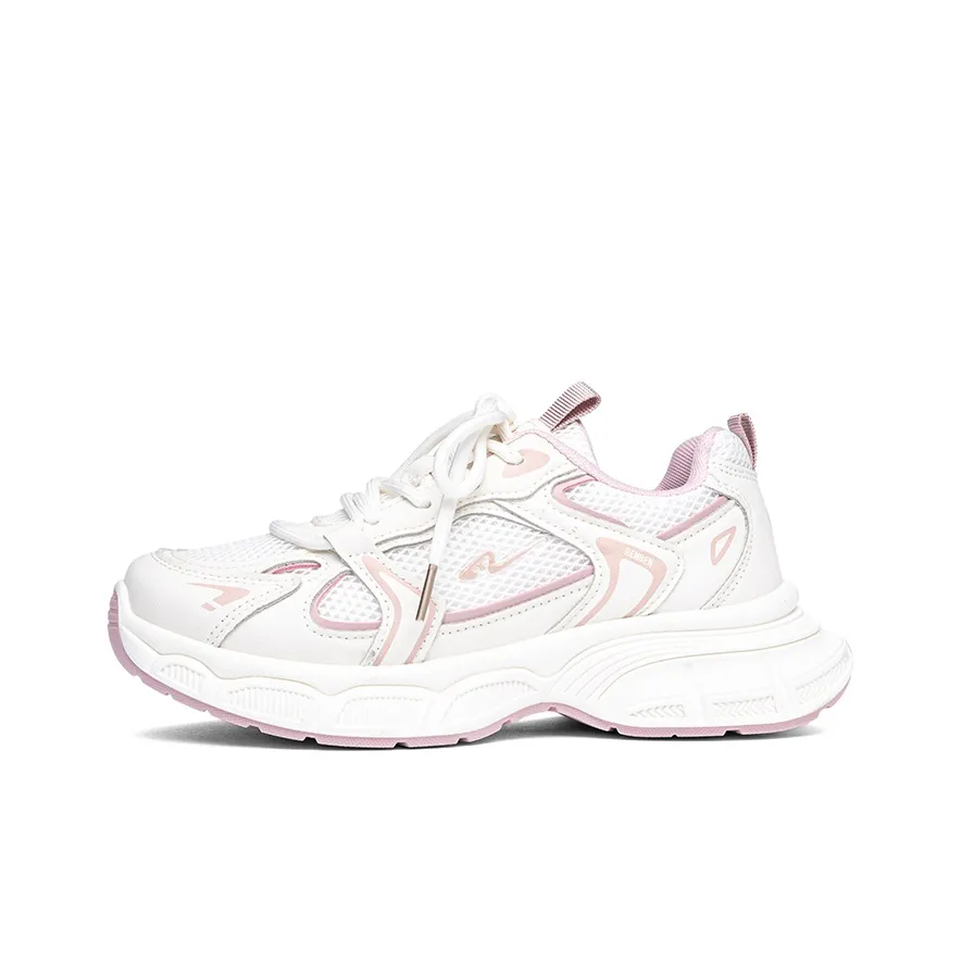 RENBEN Износостойкие Дышащие Увеличивающие Высоту Низкие Кроссовки с Толстой Подошвой Женские Розовые