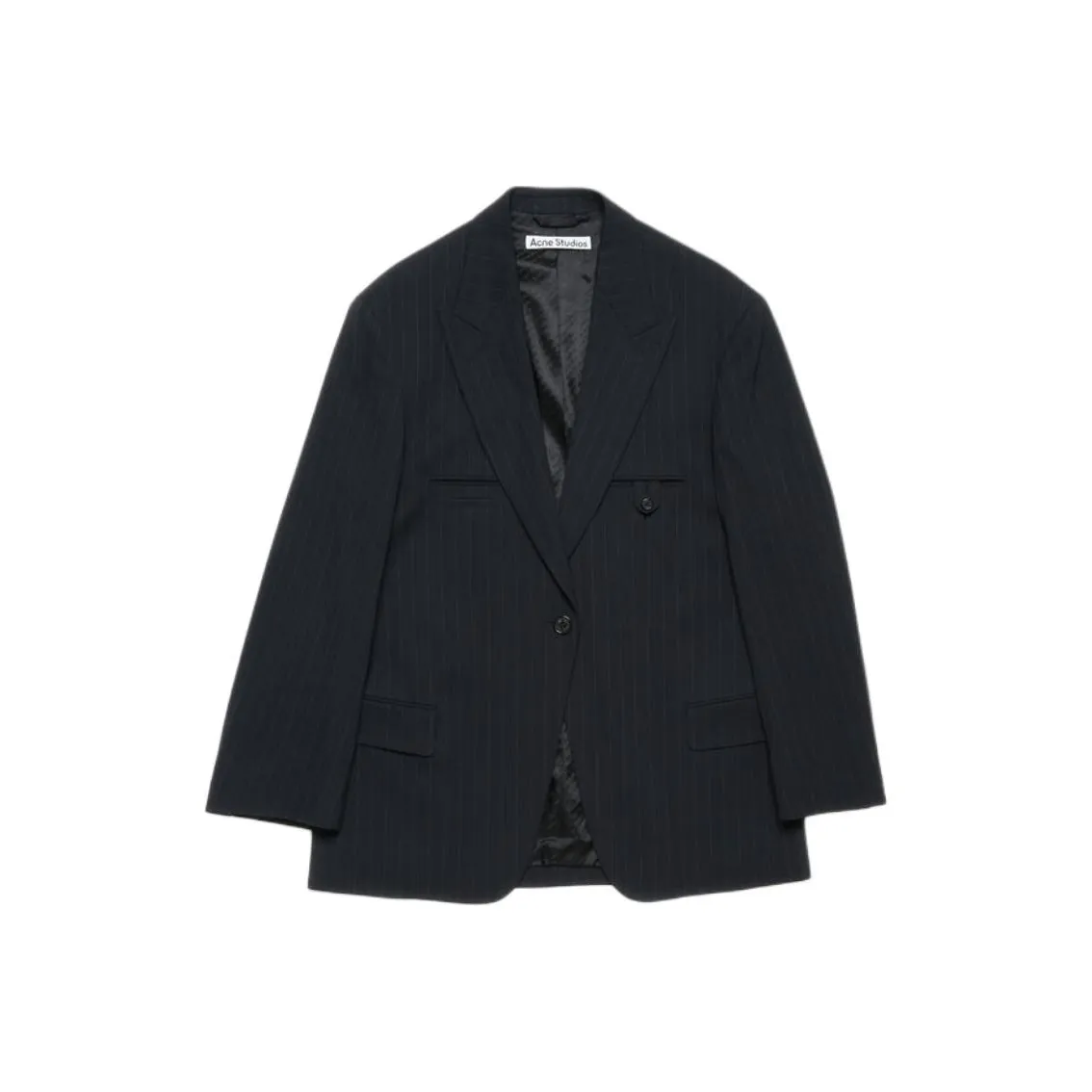 Acne Studios Single Breasted Pinstripe Blazer