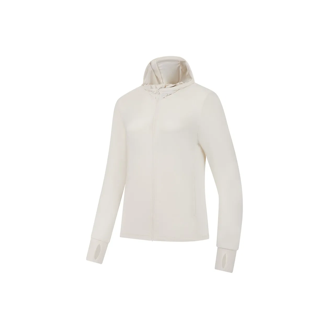QIAODAN Ice Skin Sun Protection Clothing Women's Cream White