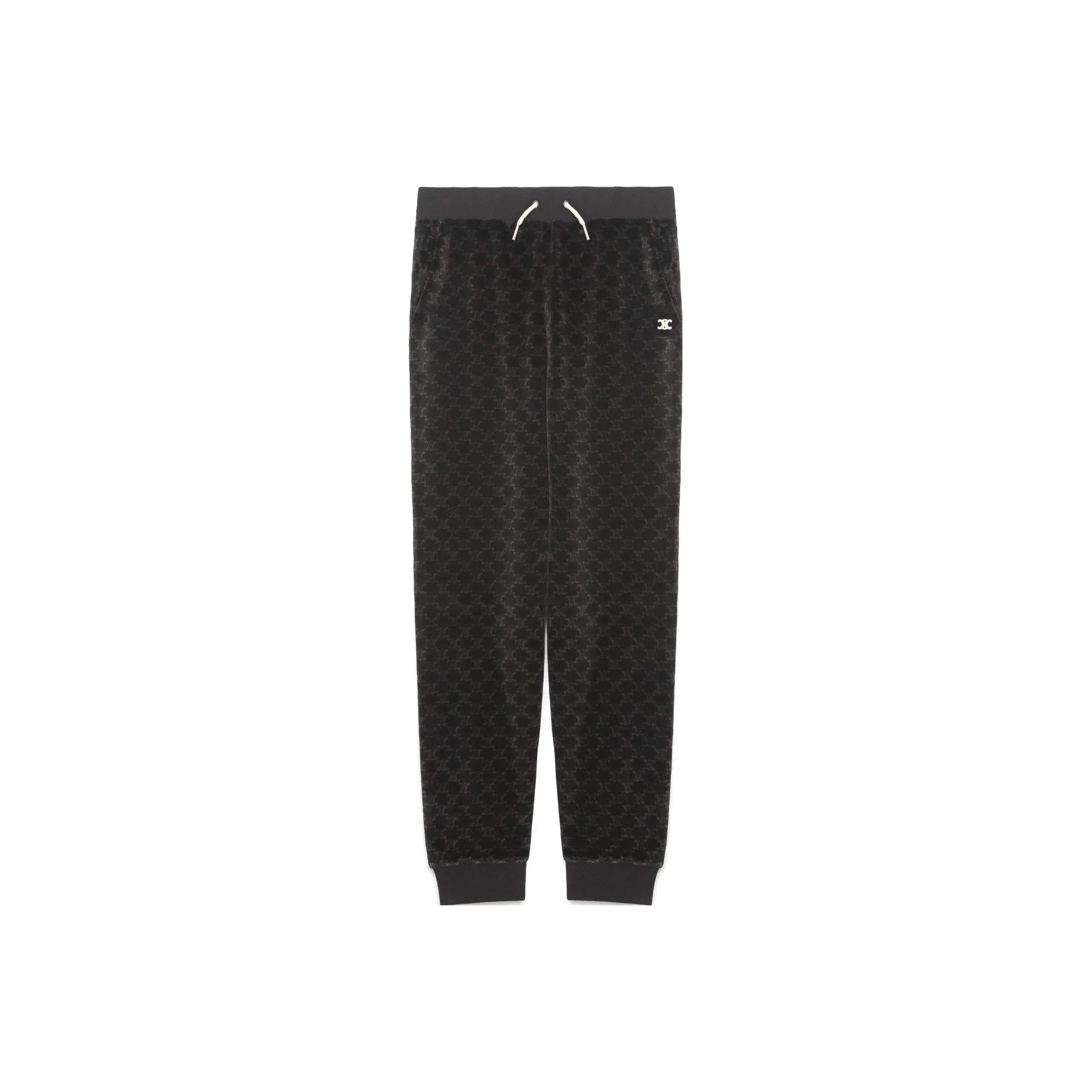 CELINE SS22 Knitted Sports Pants Women's Brown