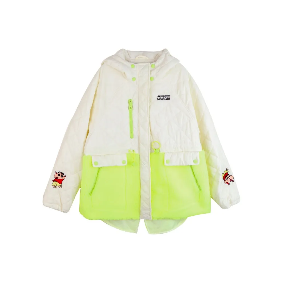 LALABOBO Пуховик Женский Зеленый