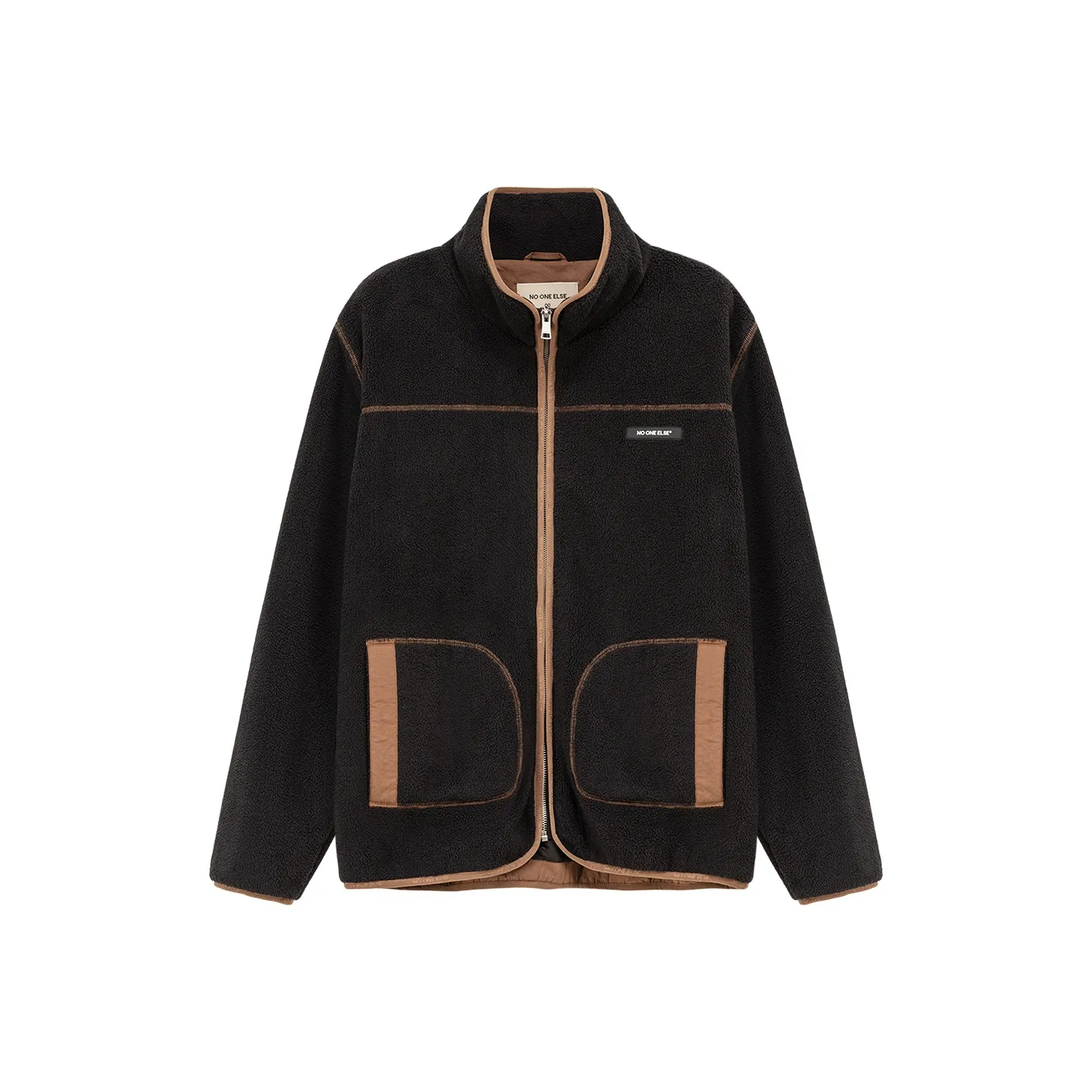 NO ONE ELSE Черный Унисекс Меховые изделия