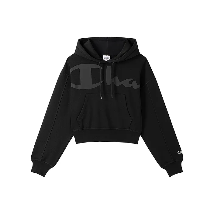 Champion SS25 Свитшот Европейская версия Женские Черный