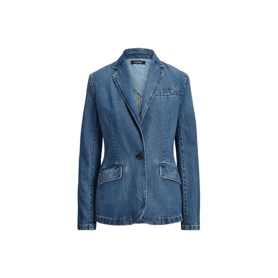 LAUREN RALPH LAUREN FW23 Бизнес-костюм Пальто Женское Синее