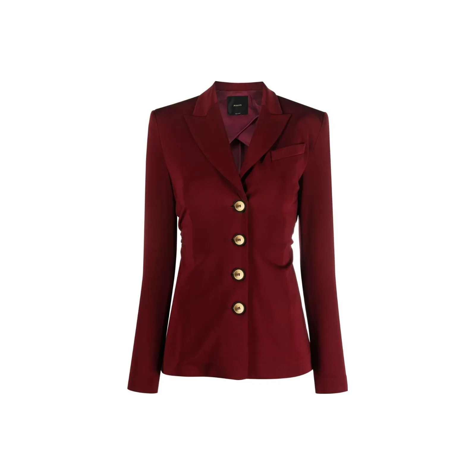 PINKO Бизнес-костюм пальто женское бордового цвета