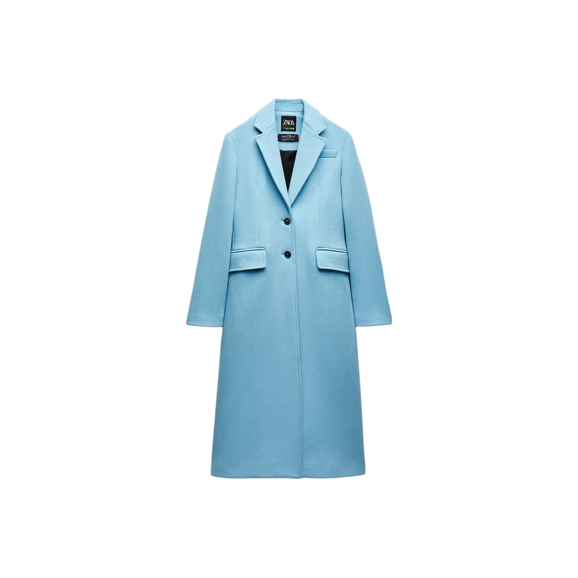 ZARA Coats Women's Sky Blue