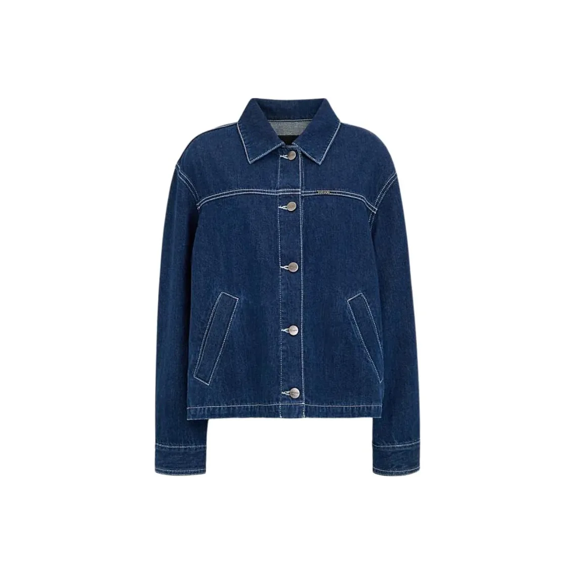 COACH SS24 Denim Jacket Women's Blue