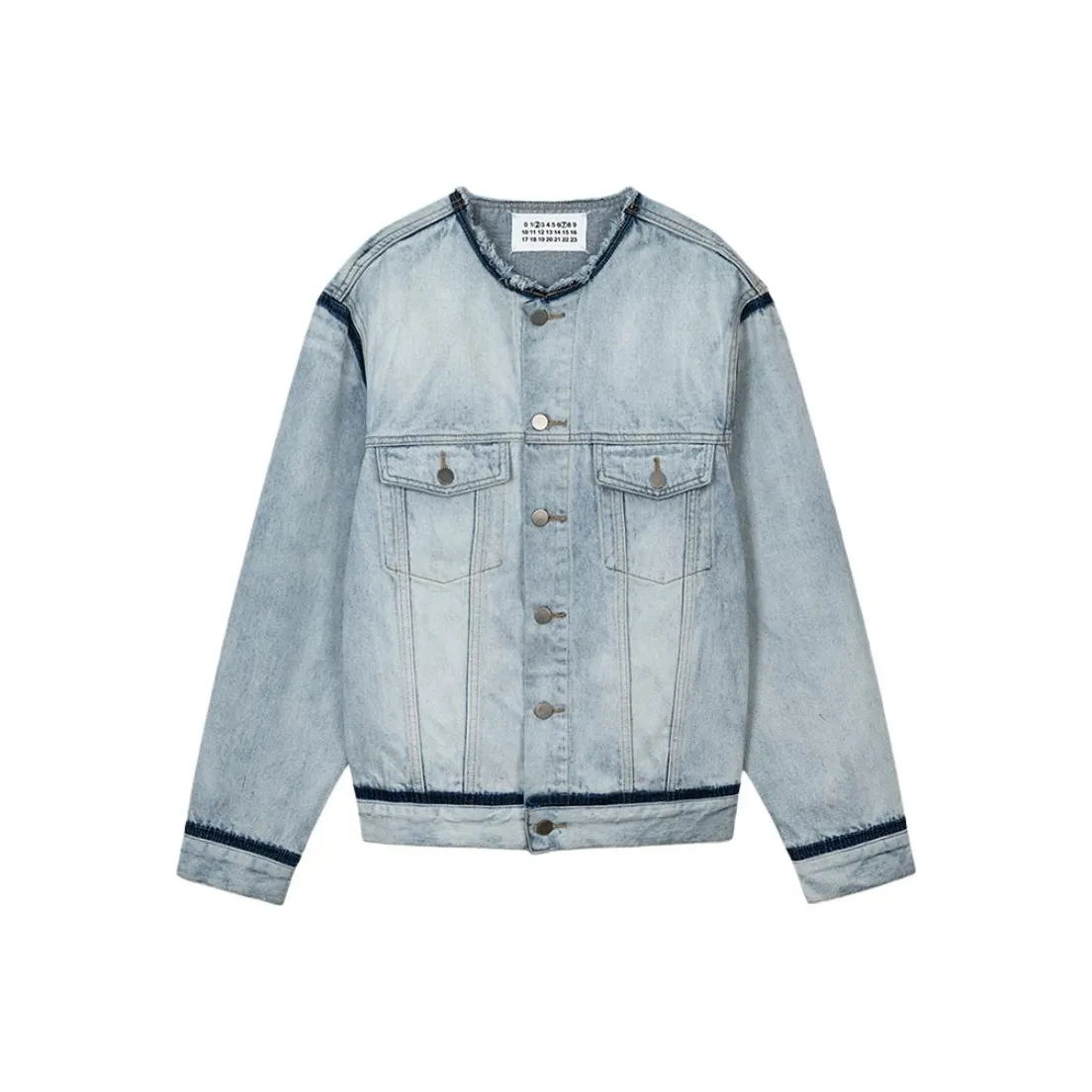 FORNI Denim Jacket Women's Washed Blue
