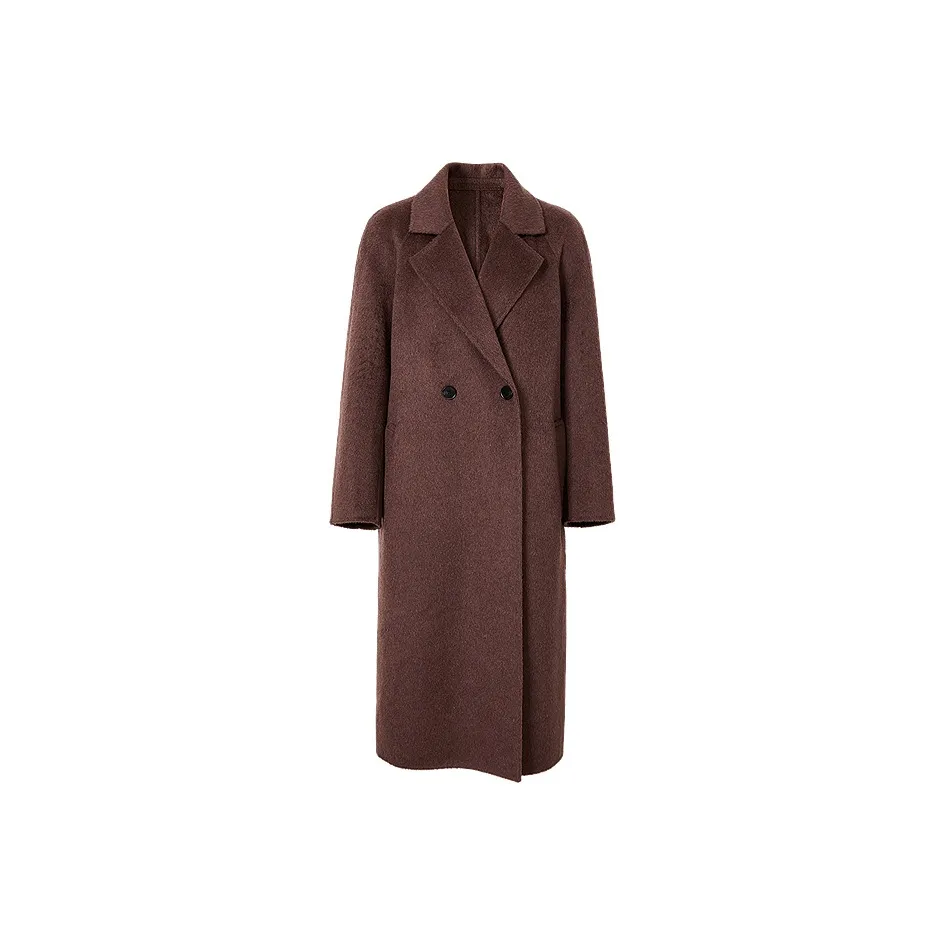 Hopeshow Coat Women's Gemstone Brown