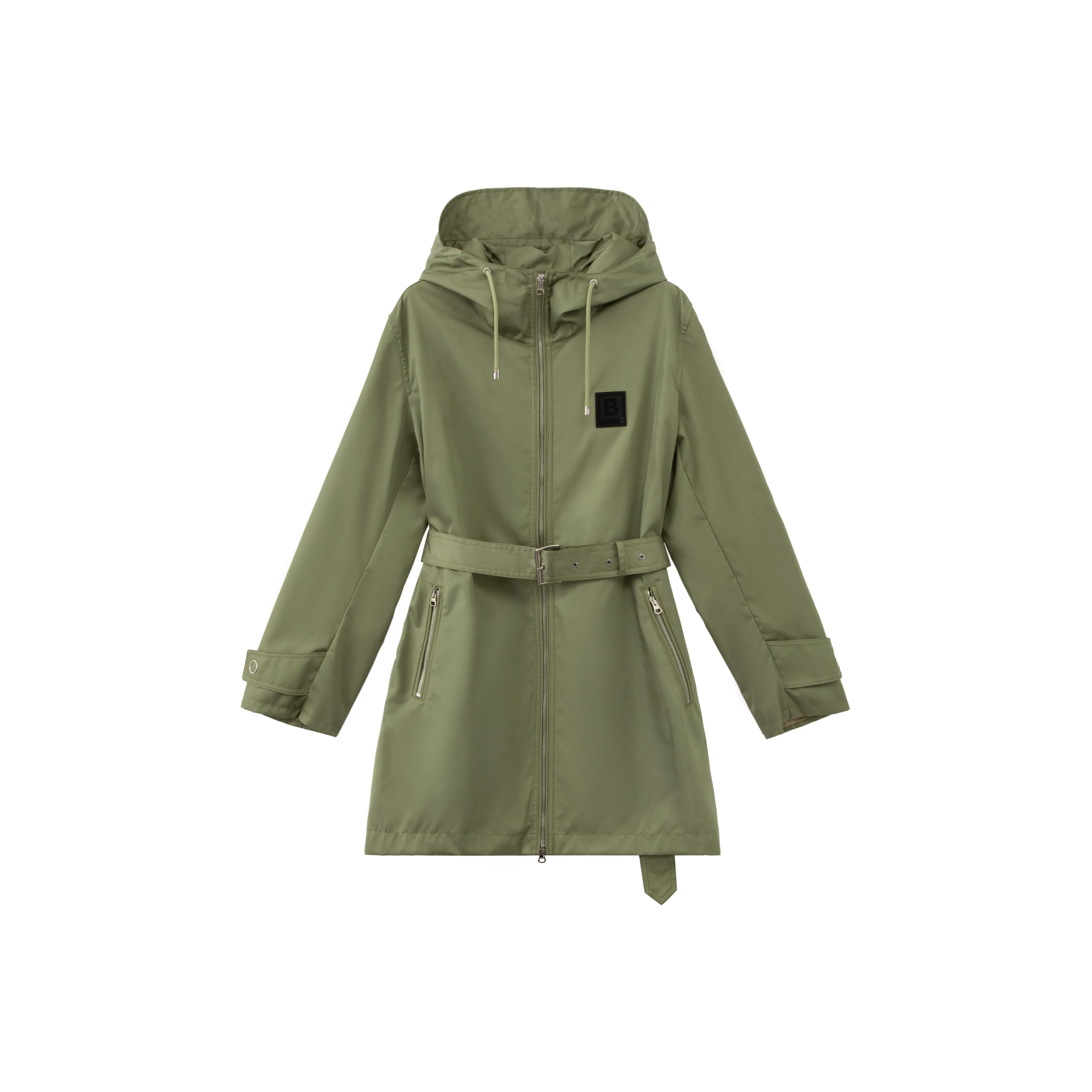 Burberry Тренчкот Женский Оливково-Зеленый